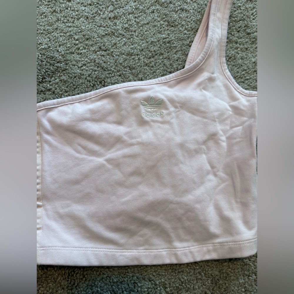Adidas one strap crop top